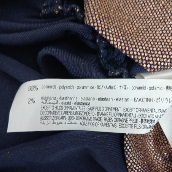 ZARA Festive days Asymeyric one shoulder shimmer rushed top size Small NEW - Picture 13 of 14